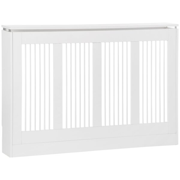 EasyComfort radiatorombouw met lamellen 120 x 18 x 84 cm wit