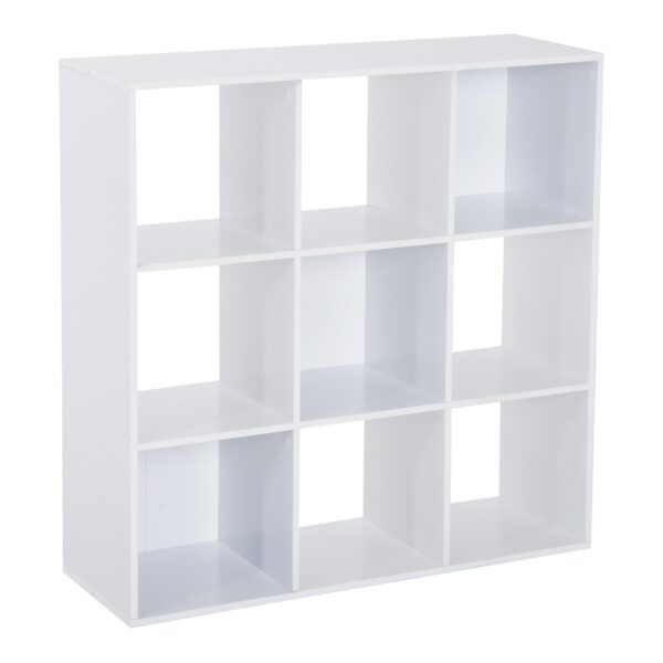 EasyComfort boekenkast 9 vakken 91x29.5x91 cm - wit