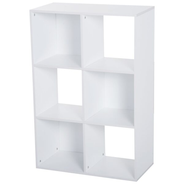 EasyComfort boekenkast met 6 vakken 61.5x29.5x91.5 cm - wit