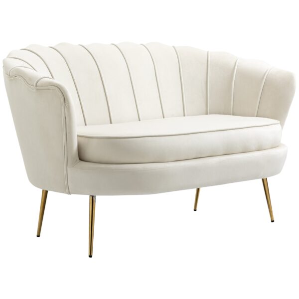 EasyComfort Vintage 2-zits bank velours 130x77x77 cm