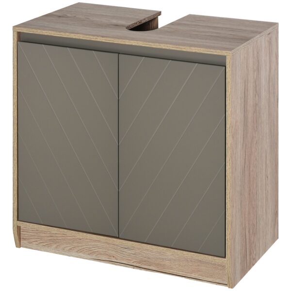 EasyComfort onderkast voor wastafel MDF met 2 deuren 60 x 30 x 60 cm