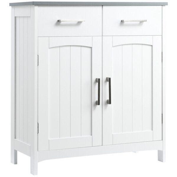 EasyComfort badkamerkast met 2 deuren en 2 lades, MDF, 68x33x76 cm