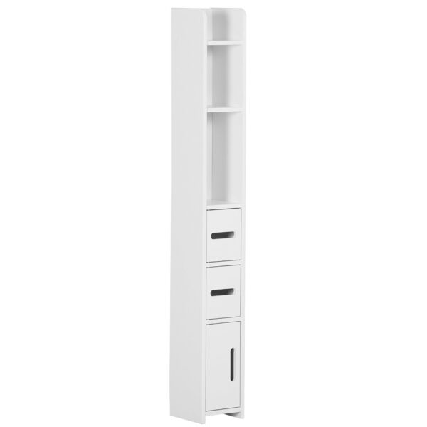 EasyComfort kolomkast badkamer 15x17x120 cm wit