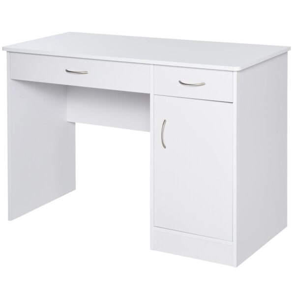 EasyComfort bureau met 2 lades en 1 kast - wit