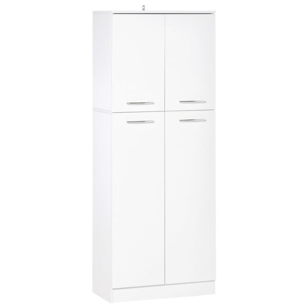 EasyComfort opbergkast 59x31x155 cm - wit