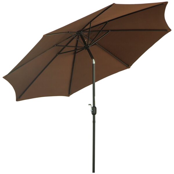 EASYCOMFORT Tilting Garden Umbrella parasol 3x2.5 m