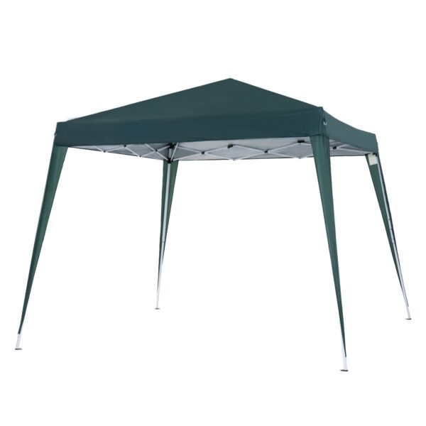 EasyComfort Folding 3x3 m Gazebo, staal & polyester, groen