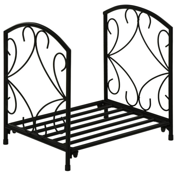 EasyComfort houtrek met verhoogde bodem 50 kg 39,5x31,5x39,5 cm - zwart