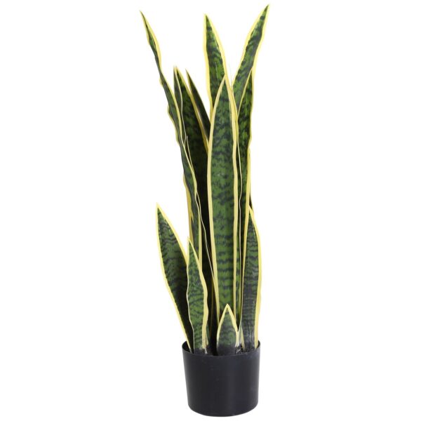 EasyComfort Sanseveria kunstplant met pot Ø15 x 80 cm