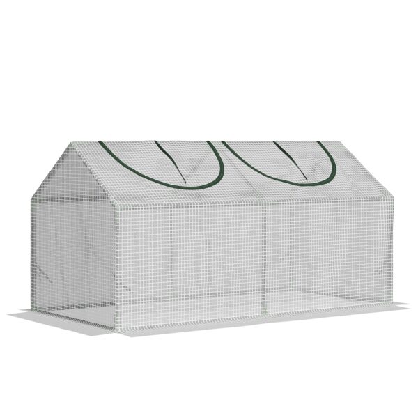 EasyComfort Mini kas 119x60x60 cm met 2 oprolbare ritsramen