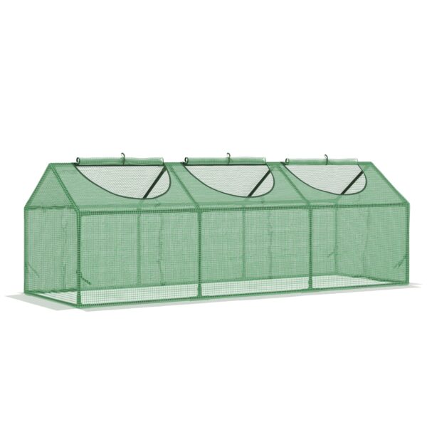 EASYCOMFORT Mini kas 180x60x60 cm met 3 oprolbare ramen
