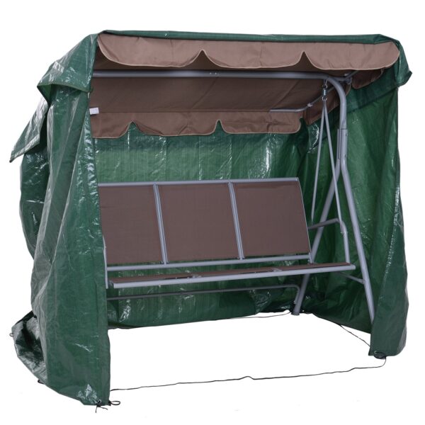 EasyComfort Tuinmeubelhoes waterdicht 215x155x150 cm, groen