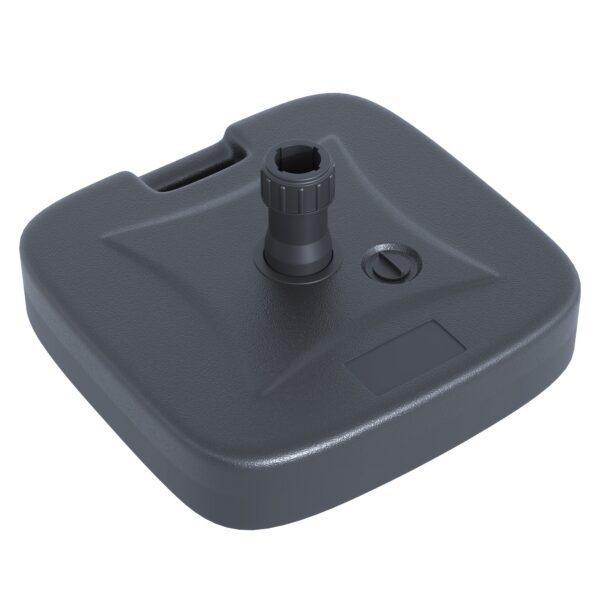 EasyComfort parasolvoet HDPE vulbaar 46x45x26 cm