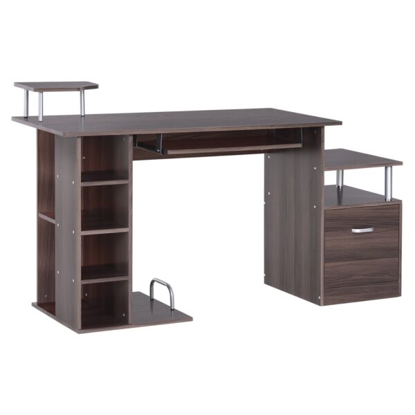 EasyComfort bureau met lades en toetsenbordlade 152x60x88 cm