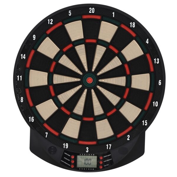 EasyComfort elektronisch dartbord 44 x 39.5 x 2.2 cm - zwart