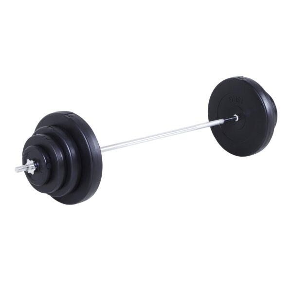 EasyComfort halterset 70 kg met stang en kunststof schijven