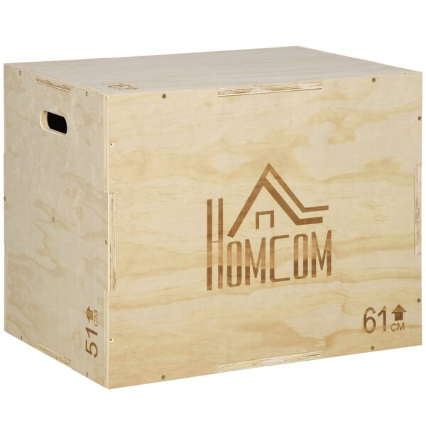 EasyComfort plyo box – 3 hoogtes – 120 kg – 61×51×76 cm