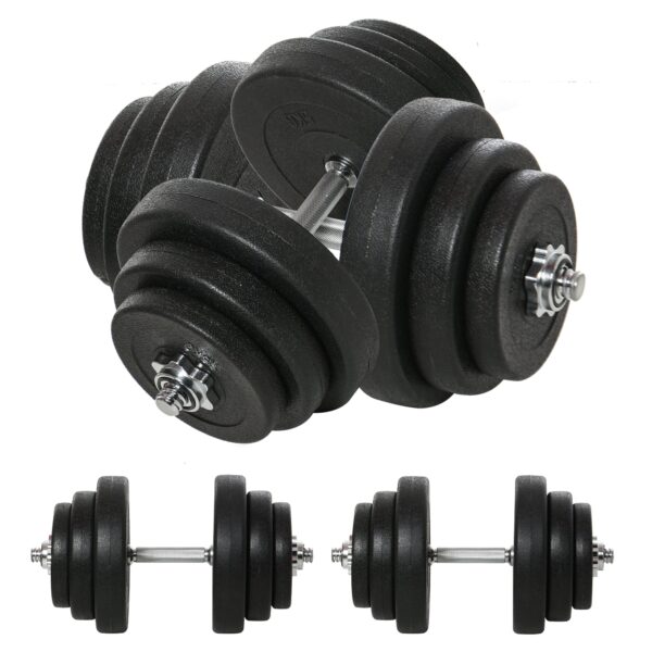 EasyComfort halterset 40 kg (4x5 kg, 4x2.5 kg, 4x1.5 kg)