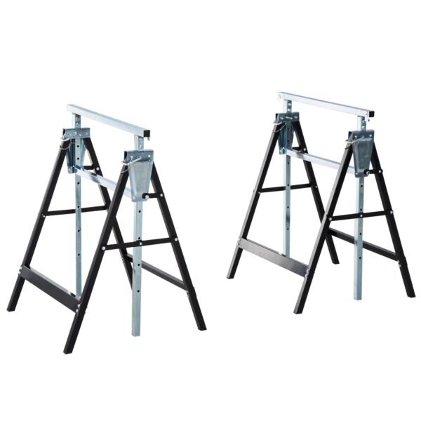 EasyComfort Set van 2 inklapbare telescopische werkbokken 200Kg