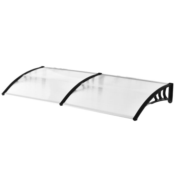 EasyComfort luifel voor deur of raam - polycarbonaat 80 x 197 x 23 cm