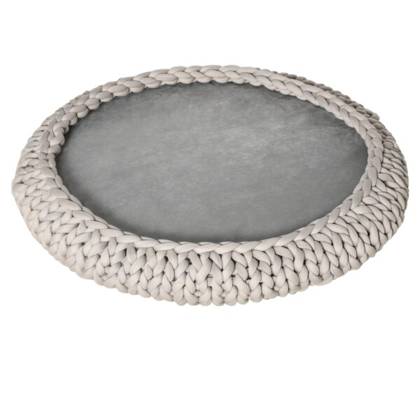 EasyComfort Round honden- en kattenmand Ø93 cm, verhoogd, wasbaar