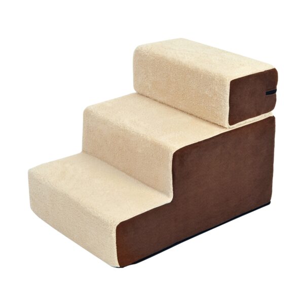 EasyComfort trap voor honden en puppy's, 3 afneembare antislip treden, 54x40x39 cm