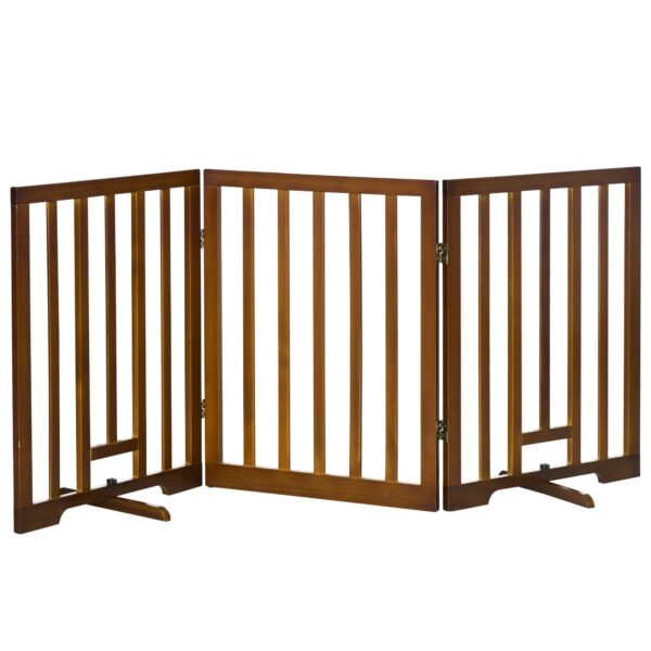 EasyComfort 3-panel vouwbaar hondenhek 181x35x76 cm