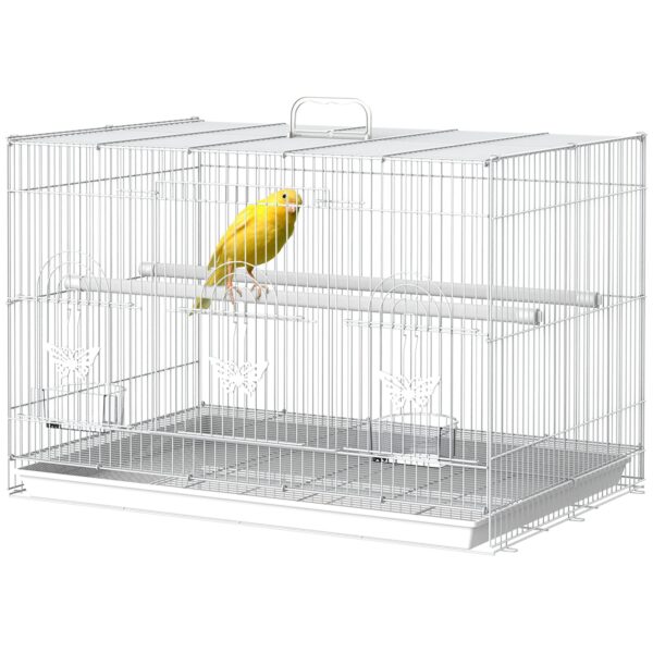 EasyComfort vogelkooi met zitstokken en bakjes 60x41x41 cm