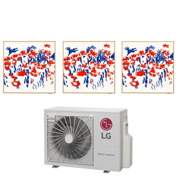 LG ARTCOOL Gallery Trial Split Airconditioner 3×9000 BTU (MU3R19 R-32)