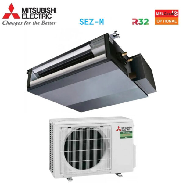 Mitsubishi Electric SEZ-M35DA + SUZ-M35VA kanaal-airconditioner 12000 BTU