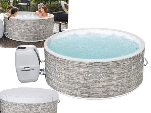 Bestway Lay-Z Spa Vancouver AirJet Plus Opblaasbare spa Ø155 cm