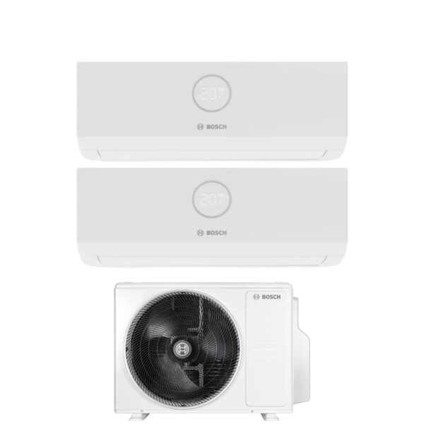 Bosch Climate 3000i multisplit airconditioner 7000 + 18000 BTU/h