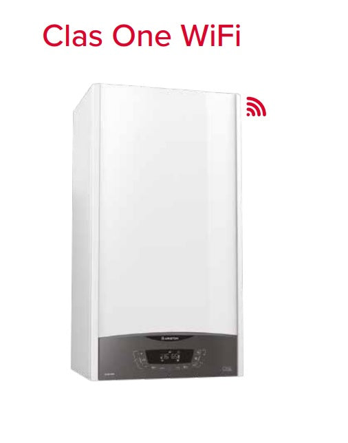 Ariston condensing boiler CLAS ONE Wi-Fi 30 kW Free Smoke Kit Methane Integrated WiFi low NOx ErP