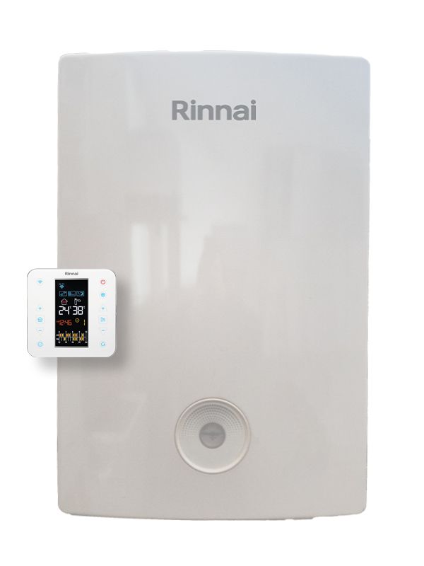Rinnai Momiji cv-ketel 34 kW met geïntegreerde Wi‑Fi en afvoerset