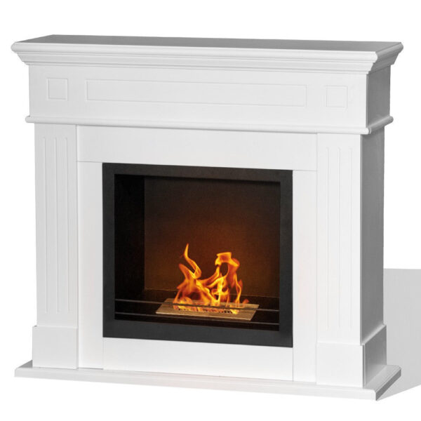 Divina Fire Cambridge bio-ethanol haard 3,5 kW wit