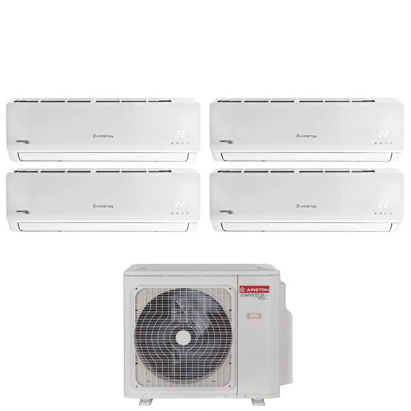 Ariston PRIOS quad-split airconditioner 9+9+9+12 met QUAD 110 XD0C-O (R-32)