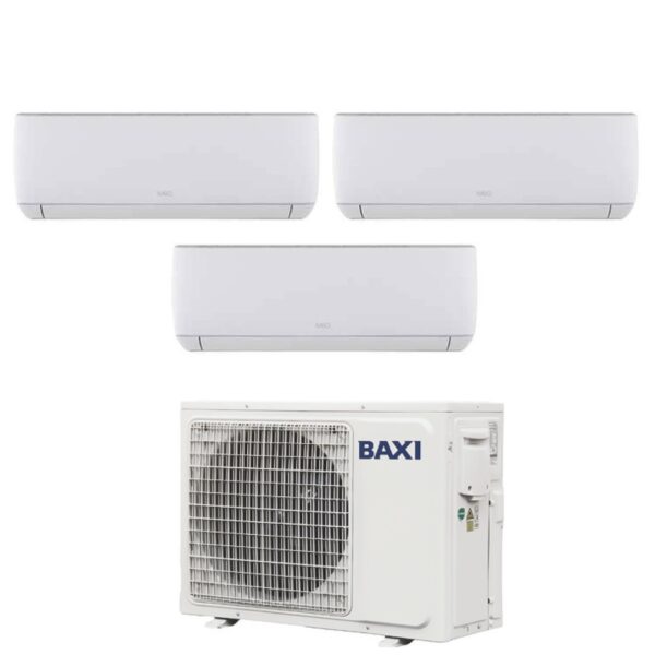 Baxi Astra triple-split airconditioner 7+12+12 met LSGT70-3M R-32, Wi‑Fi optioneel