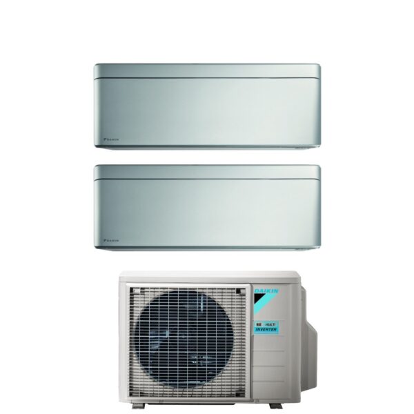 Daikin Stylish Bluevolution Dual-split airconditioner 7+7 (2MXM40A) R-32 Wi‑Fi Zilver