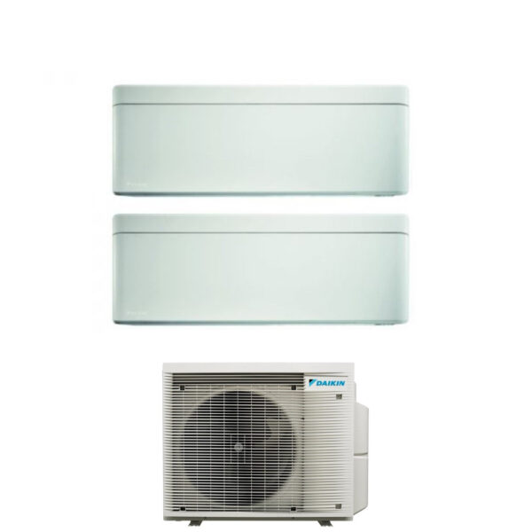 Daikin Stylish White dual-split airconditioner 12+12 2MXM50A R-32 met Wi‑Fi