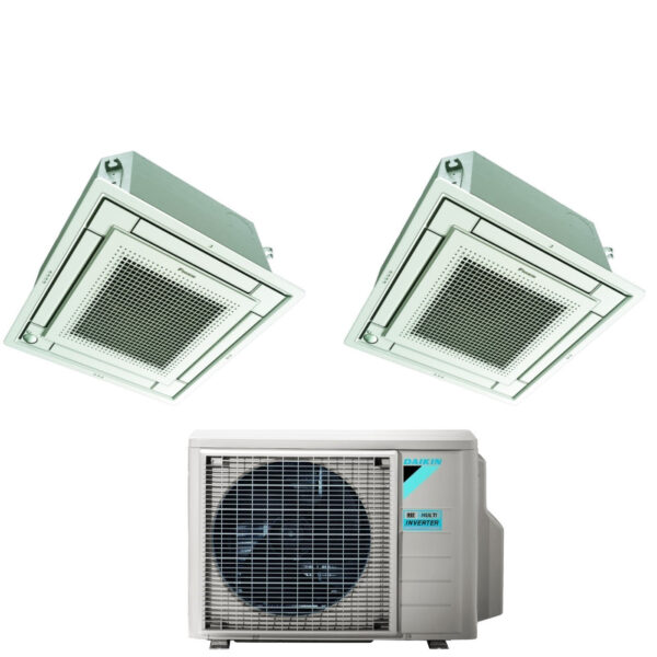 Daikin FFA-A 12+12 dual-split cassette airconditioner met 2MXM68N (R-32)