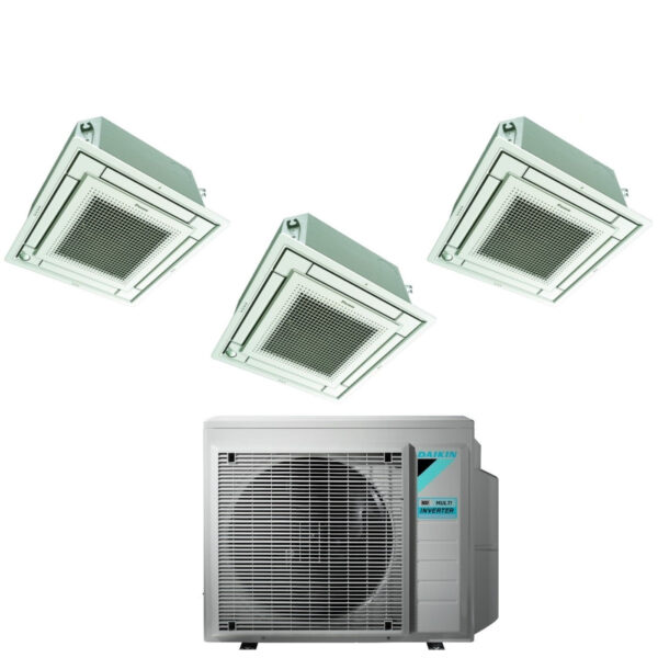 Daikin FFA-A + 3MXM52N triple-split cassette airconditioner 9000+9000+12000