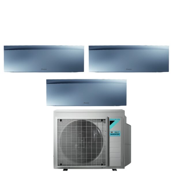 Daikin Emura Silver III tri-split airconditioner 7000+12000+12000 BTU (3MXM52N)
