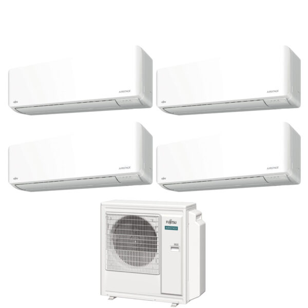 Fujitsu KM AIRSTAGE quad-split Airconditioner 9000+12000+12000+12000