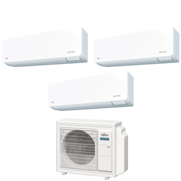 Fujitsu KG AIRSTAGE tri-split inverter 7000+12000+12000 AOEG24KBCA3 R-32 Wi‑Fi