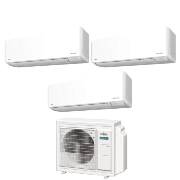 Fujitsu KM AIRSTAGE tri-split airconditioner 3x 9000 Btu (AOEG24KBCA3)
