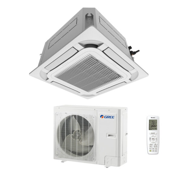 Gree GUD100T/AT 8‑weg cassette airconditioner 36000 Btu