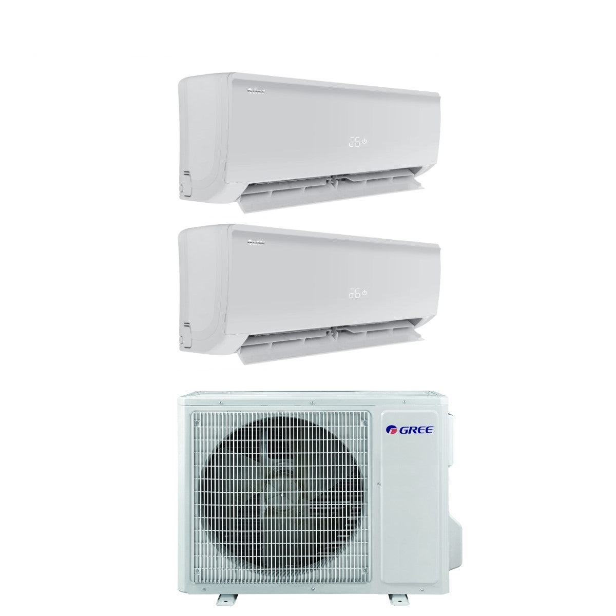 immagine-1-climatizzatore-condizionatore-gree-dual-split-inverter-serie-bora-plus-9_9-con-gwhd-14-nk6oo-r-32-wi-fi-optional-9000_9000