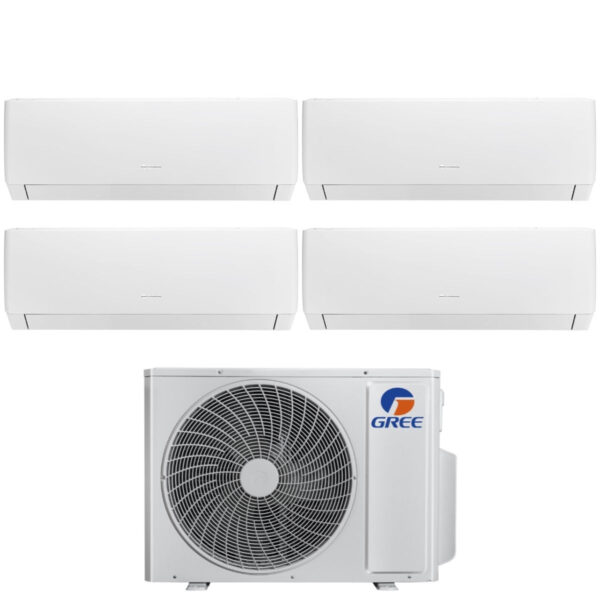Gree Pular quad-split airconditioner 12+12+12+12 Wi‑Fi R-32