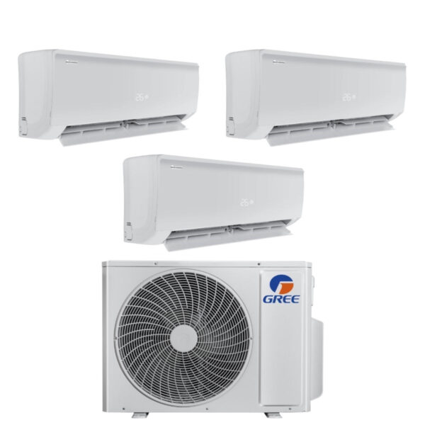 Gree Bora Plus tri-split airconditioner 9+9+9 GWHD(21)NK6OO R-32