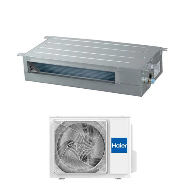 Haier AD71S2SS1FA + 1U71S2SR2FA kanaalairconditioner 24000 BTU R32 Wi‑Fi A++/A